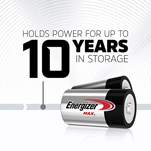 Image of Energizer MAX D Batteries (8 Pack), D Cell Alkaline Batteries