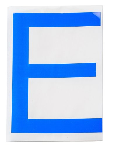 Lettres découpées Brady ToughStripe 121719 bleu autocollant haute visibilité