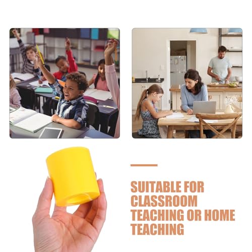 Tofficu Geometric Solids for Plastic Geometry Set Rectangular Prism Cube Cylinder Cone Sphere Enhances Spatial Skills and Develops Logical Thinking for Educational Institutions - Image 3