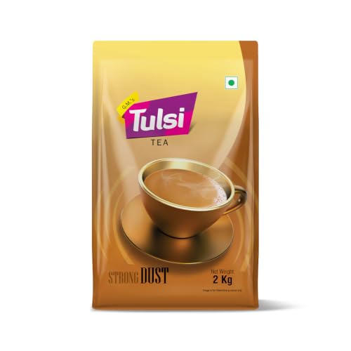 Image of Tulsi Tea Strong Dust | Premium Dust Chai Patti | Extra Strong Taste | Dhaba Style Blend For Tea Lovers Parent (2KG)