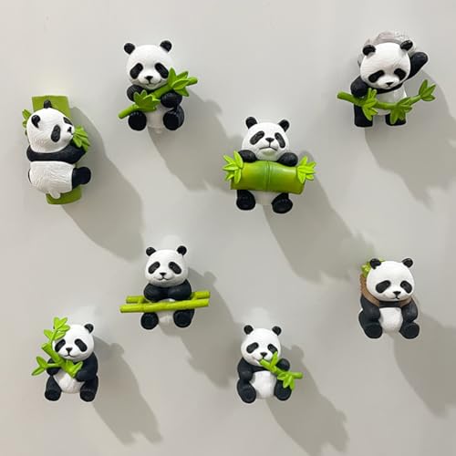 Imán decorativo magnético de pared con diseño panda miniatura 4