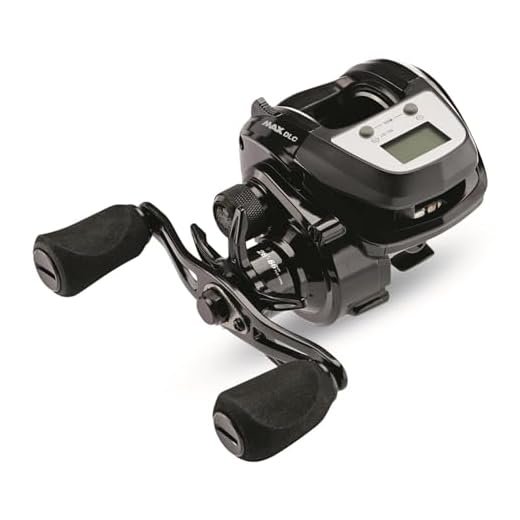 Abu Garcia Max DLC Low Profile Baitcast Fishing Reel, Black