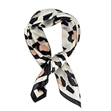 [Dimension carrée idéale]: Avec ses dimensions de 70x70 cm, ce foulard carré pour femmes offre une couverture idéale, qu’il soit noué comme foulard vintage, accessoire moderne pour le cou, bandeau ou décoration de sac—la créativité est sans limites !