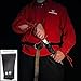 Armory Replicas – Genuine Leather Dagger Holster – Medieval Inspired Adjustable Small Weapon Sword Frog - Raven Black