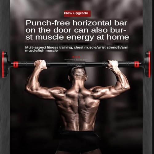 Yeni Nesil 94-125CM Koridor Kapı Barfiksi Barfix Aleti Çubuğu Çekme Barı Demiri BarVidasız Ayarlanabilir Kapı Barı - Barfiks Çubuğu, Koridor Barfiksi ve Ev Egzersiz Spor Aleti - Görsel 2