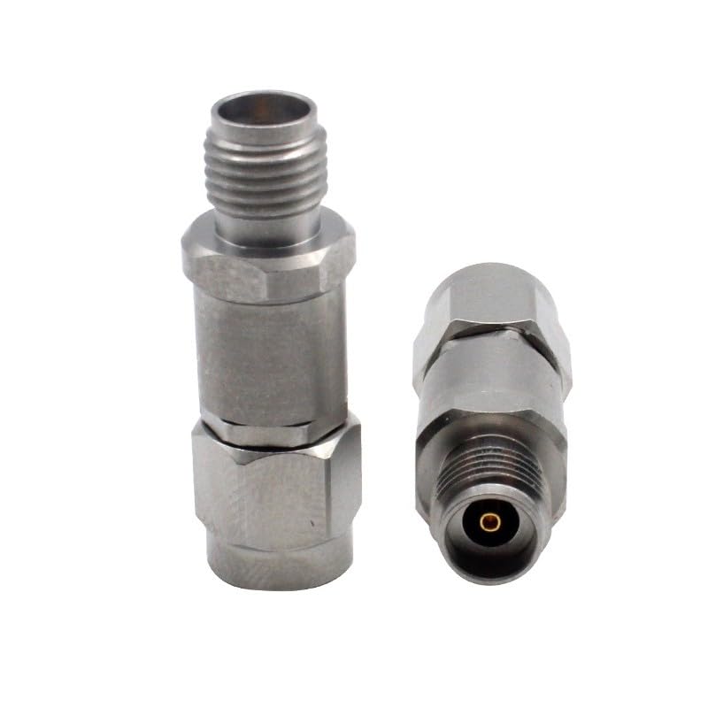 Fiche mâle SMA vers prise femelle 2,92 mm Adaptateur coaxial RF en acier inoxydable DC-18 GHz