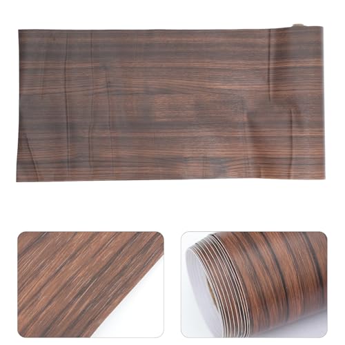 BESTonZON 家具木目シール 防水 自粘着家具リメイク用 壁紙風デスクカバー ワードローブ棚天板リフォームシール