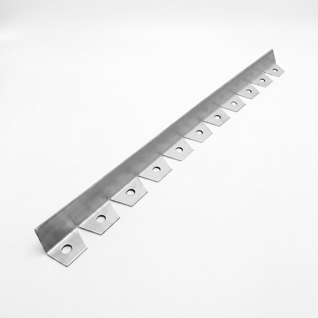 Bordure Jardin en Acier Inoxydable 304 Séparateur Pelouse et Terre Conception Flexible pour Configurations Courbes et Droites Maintien d'un, 1m de Long, 3cm de Large, 3cm de Haut