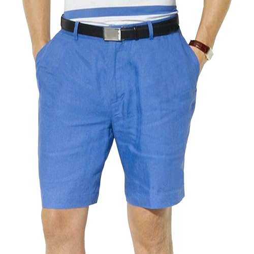 Shorts deportivos casuales para hombre azul talla 36 miniatura 1