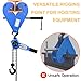Amarite Heavy-Duty Vertical I Beam Clamp for Construction, Industrial, Home, and Garage - 3 Ton Capacity, 6600lbs, 3.1 to 12.7 Jaw Opening