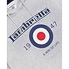 Lambretta Mens Target Pullover Hooded Sweatshirt Hoodie - Grey Marl - 3XL #1