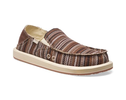 Image of Sanuk Donny Mens Loafers - Slip On Shoes with Memory Foam Footbed