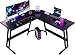 Devoko Gaming Tisch 120x120x75cm,Computertisch,Eckschreibtisch,Schreibtisch L Form,Gaming Schreibtisch L-förmiger,Groß Pc Ecktisch,Schwarz Mattiert Baby,Schwarz günstig Kaufen-Devoko Gaming Tisch 120x120x75cm,Computertisch,Eckschreibtisch,Schreibtisch L Form,Gaming Schreibtisch L-förmiger,Groß Pc Ecktisch,Schwarz Mattiert