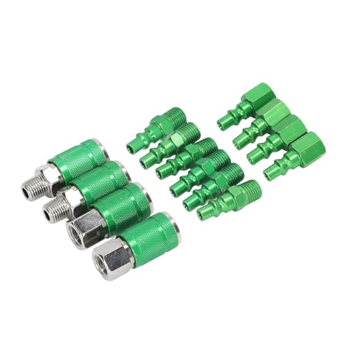 Conectores de aire comprimido NPT 1/4 kit de 14 piezas AUNMAS para herramientas de talleres 2