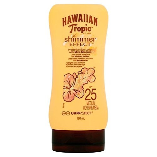 Hawaiian Tropic Silk Shimmer Effect Sun Cream SPF 25 180ml