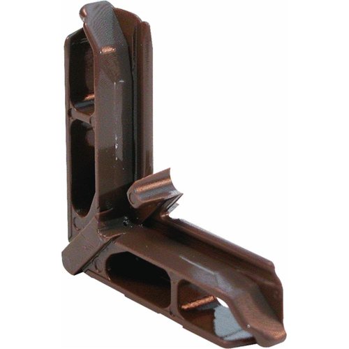 Prime-Line Brown Plastic 7/16 in. W x 3/4 in. L Screen Frame Corner 1 pk