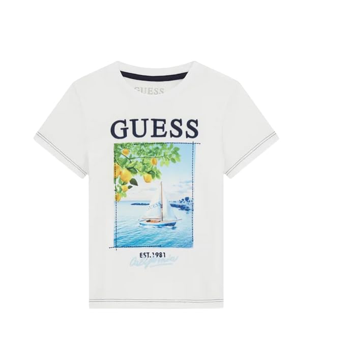 T-Shirt GUESS de luxe enfant N6GI07 K8HM4 coton haute qualité