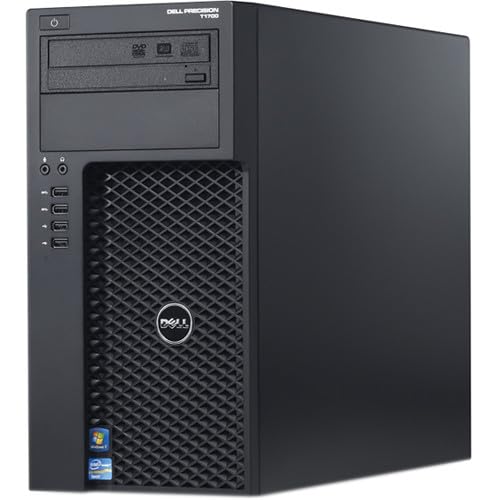 Refurbished) Dell T1700 High Performance Quad-Core Desktop 