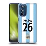 Head Case Designs Officially Licensed Argentina National Football Team Nahuel Molina 2024/25 Player Home Kit 1st Group Soft Gel Case Compatible with Motorola Edge 30