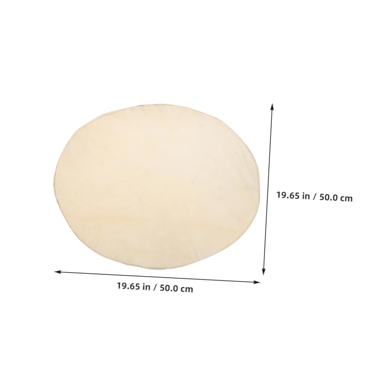ULDIGI Percussion Drum Skin 50cm African Drum Head in Goat Skin Sturdy Construction for Use