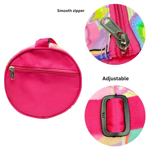 ANNACREATIONS Fancy Cute Unicorn Duffel Bag Travel Gym Sports Gymnastics Dance Classes for Girls Pack of 1 Pc (Style-2) - Image 4