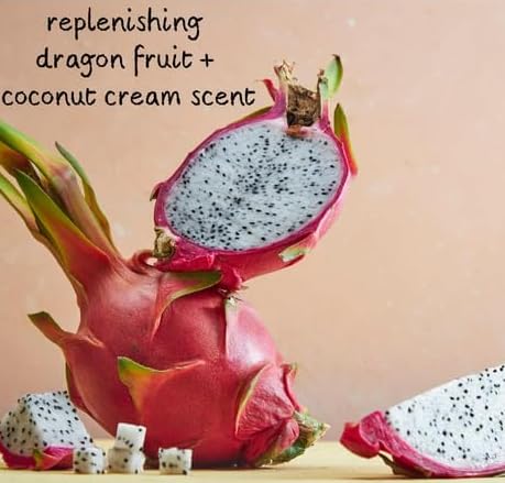 Dragon Fruit & Coconut Cream Body Wash, Hydrating Shower Gel for Women, 20 oz