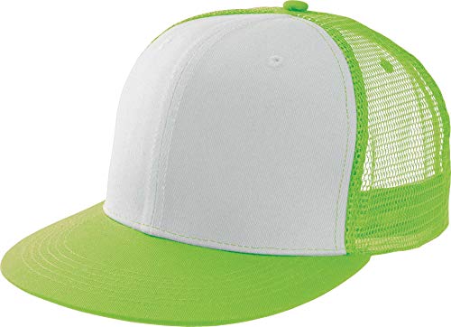 K-up Casquette Trucker - 6 Panneaux - Lime/White, One Size, Unisexe