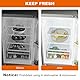 Pmueuff Snackbox mit Fächern, Rund Snackteller mit Deckel und Griff Drehbare Snack Box Snackschale mit 6 Schalen Tragbare Snackdose Organizer für Süßigkeiten Obst Keksen Dessert Gemüse Nüsse