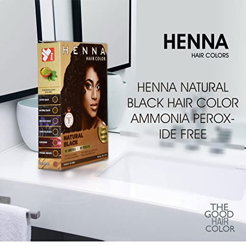 Henna Hair Color 30 Minute Enriched With Herbs Semi Permanent Powder - Harsh Chemical Free Black Hair Dye For Men And Women thumb #4
