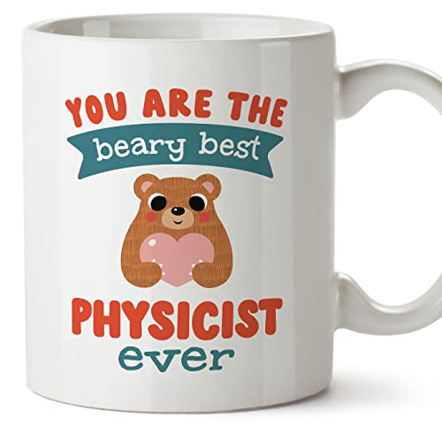 MUGFFINS Tazas para FÍSICA - En Inglés - You Are the Beary Best - 11 oz / 330 ml - Regalo original y divertido