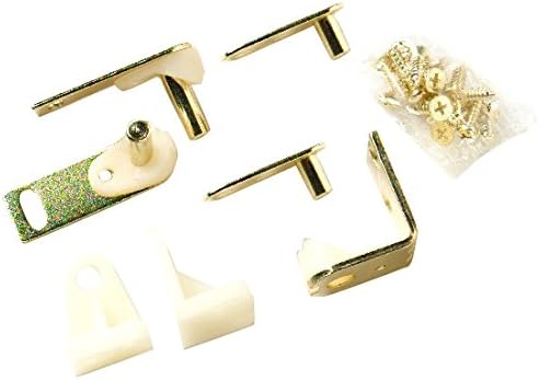 Bulk Hardware BH01795 Lot De 2 Charnières De Porte D'armoire Papillon 68 Mm Noir Antique