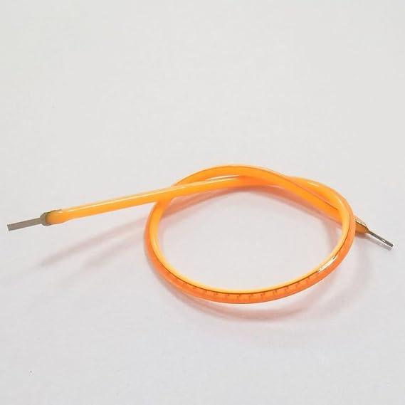LED Filament Wire 5PCS COB LED Flexible Filament DC3V 60/80/130/300mm LED Filament Edison Bulb LED Bead Diodes Light Accessories,Cool White 6500K,80mm