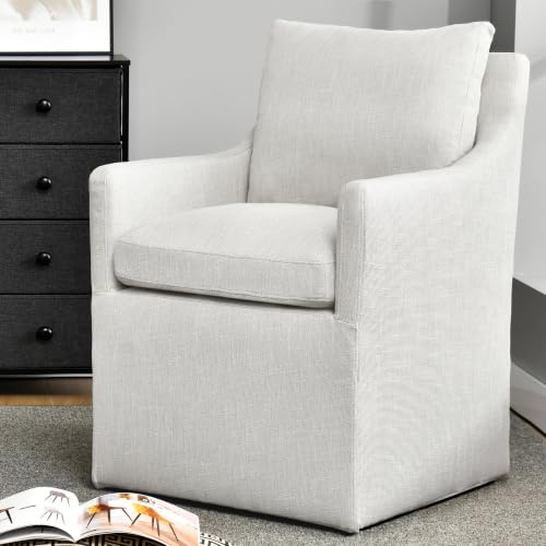 DUHOME Upholstered Dining Chair,Linen Accent Chair...