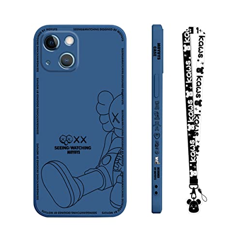 �J�E�Y�� �K��iphone13 /iphone13 mini/iphone13 pro/iphone13 pro max�p�P�[�X tpu �����Y�ی� �ϏՌ� �w��h�~ ���������� �N�} �l�C�I�V���� �g�уJ�o�[ (13,blue)