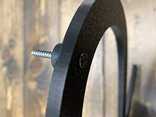 16 Inch Large Modern Apartment Building Numbers - Plastic Address Numbers For Houses | Extra Large Black House Number 16" Tall | Install As Flush Mount Or Floating Address Number - Hardware Incl. #TOP3