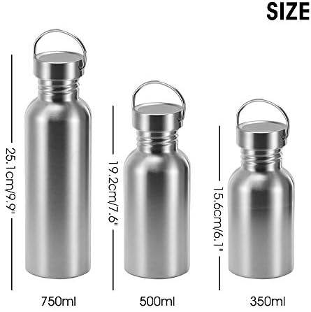 ONEVER Stainless Steel Wide Mouth Drinking Water Bottle Sports Cycle 350ml