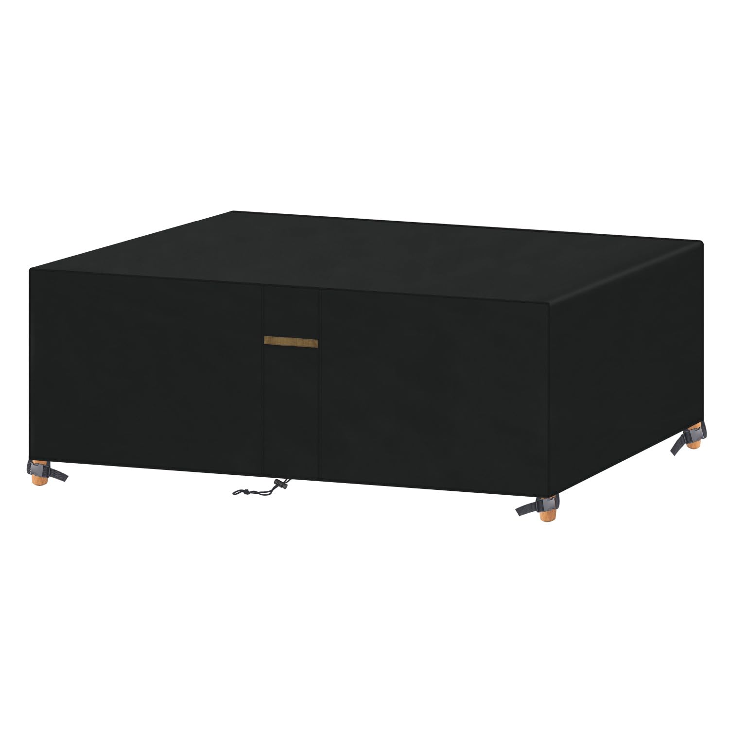 VANSHEIM Cubre Mesa Exterior Impermeable Funda Mesa de Jardin Exterior Funda de Exterior para Mesas y Sillas Funda Protectora Sofa Exterior con Ventilación y Cordón Funda Terraza Muebles 200x100x71cm
