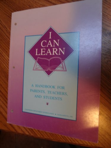 I Can Learn: A Handbook for Parents, Teachers, ... 0801111404 Book Cover