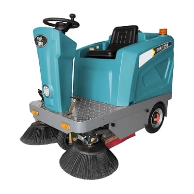51" Ride-On Industrial Floor Sweeper Machine, Floor Cleaning Machine