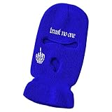 luchike unisex-adult Skull Fingers Ski Mask 3 Hole Balaclava Full Face Cover Face Mask Winter Therma