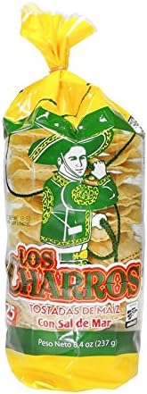 Los Charros Corn Tostadas With Sea Salt, 1 Count (MEXICAN FOOD)