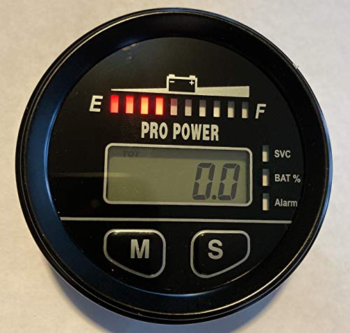 ProPower Multi- Range Battery Meter for 12, 24, 36 and 48 Volt Systems