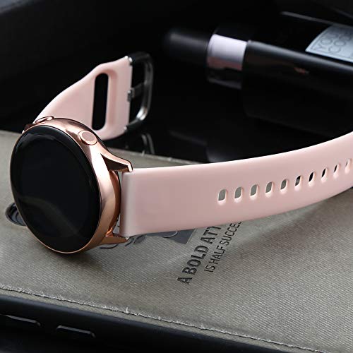 Correa compatible para Galaxy Watch Active 2 40mm 44mm silicona miniatura 5