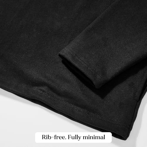 Ohoo Men's Cotton 100% Pullover Hoodie Heavyweight Oversized Sweatshirt No Ribbing No Drawstring Comfy Design French Terry4