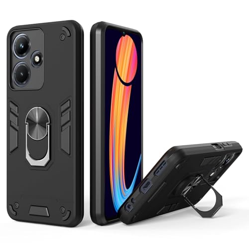 Image of NDCOM for Infinix Hot 30i Back Cover Infinix Hot 30 I Back Cover | Stylish Protection Infinix Hot 30i Cover | Ring Holder Case
