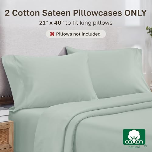 Image of California Design Den 800 Thread Count 2-Pack Pillow Case King