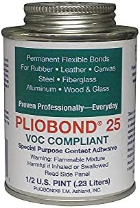 VOC Compliant Adhesive, 25LV, 1/2 pt.