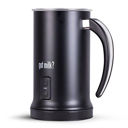 Got Milk? - Automatic Milk Frother, Heater and Cappuccino Maker, black, 7x8.5 (GMMF618B)