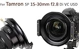 Marca nuevo en el mercado: Soporte del filtro de metal de alta calidad de HAIDA para su uso con la serie 150 plug-in de filtros con el Tamron SP 15-30mm f2.8 Di VC USD