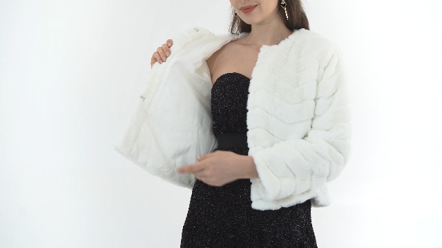 FURTOO Womens Winter Coats Faux Fur Jacket For Women Fuzzy